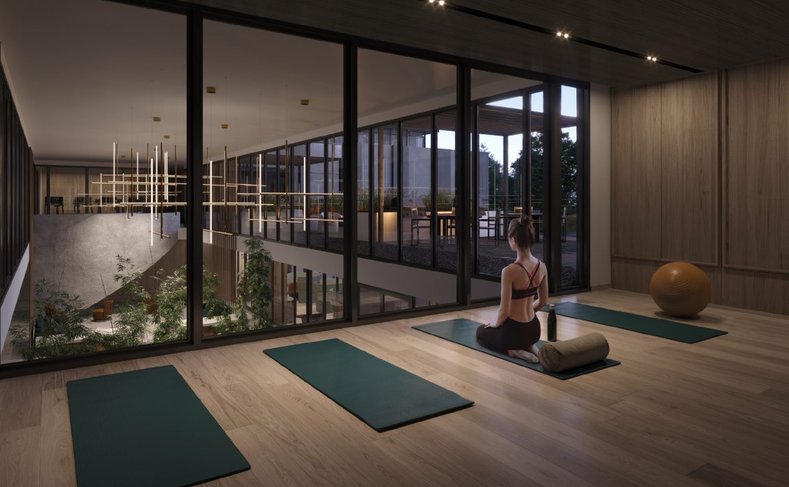 north-oak-condos-oakville-for-sale-amenities-yoga-room