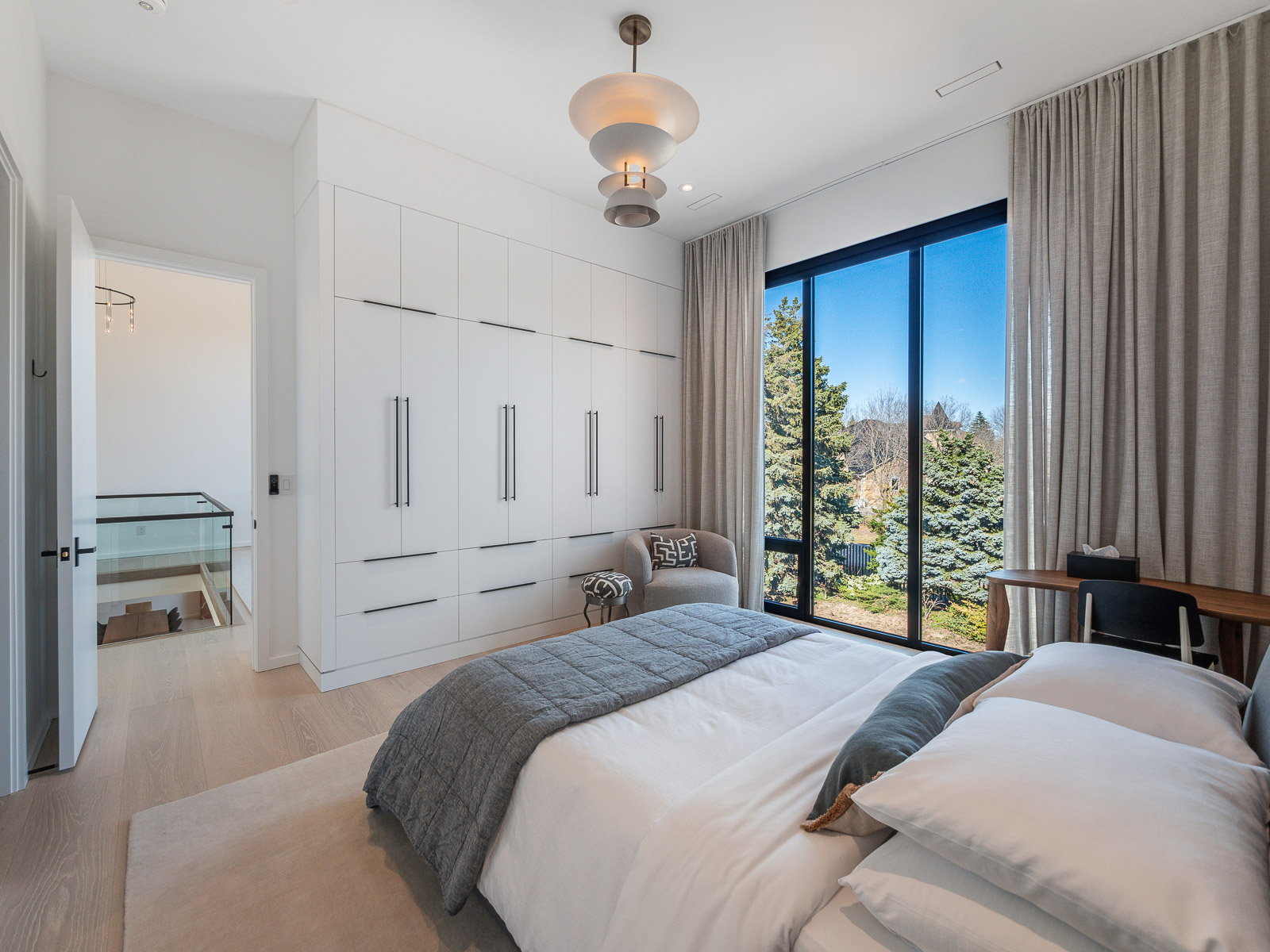 modern-luxury-markham-home-for-sale-cachet-bedroom-floor-to-ceiling-windows