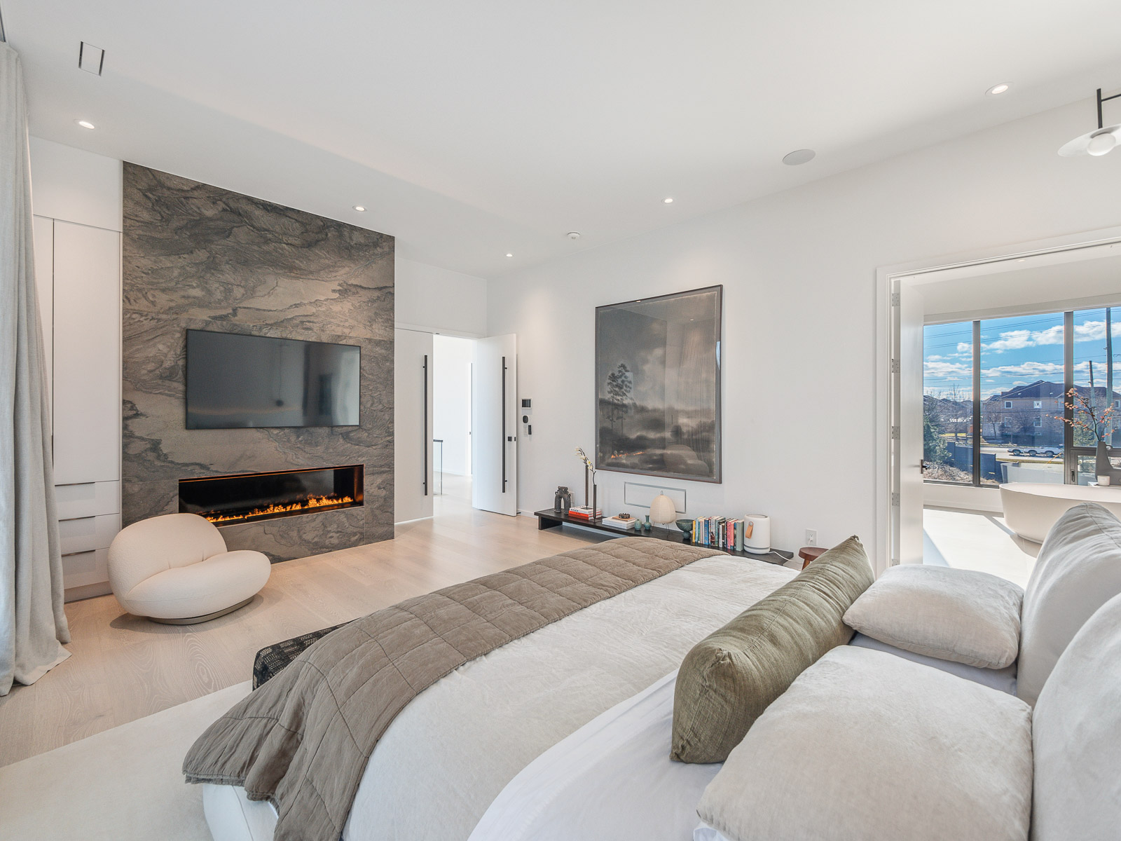 modern-luxury-markham-home-for-sale-cachet-primary-bedroom-stone-accents